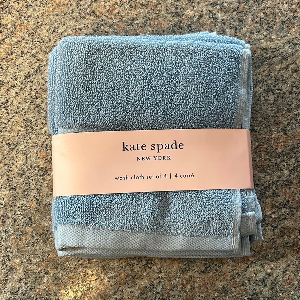 Kate Spade 4pk facecloth set